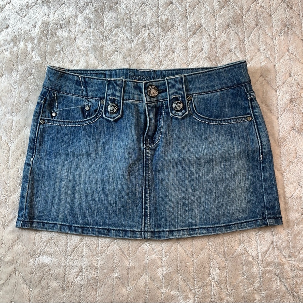 Classic Blue Denim Mini Skirt